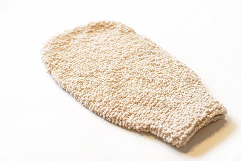 Sisal Exfoliating Glove Organic Skin Exfoliating Natural Etsy