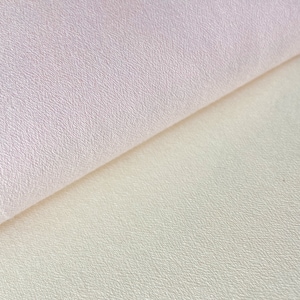 Amandine Cha Organic cotton crepe (GOTS) | Eco fabric in cream white & rose