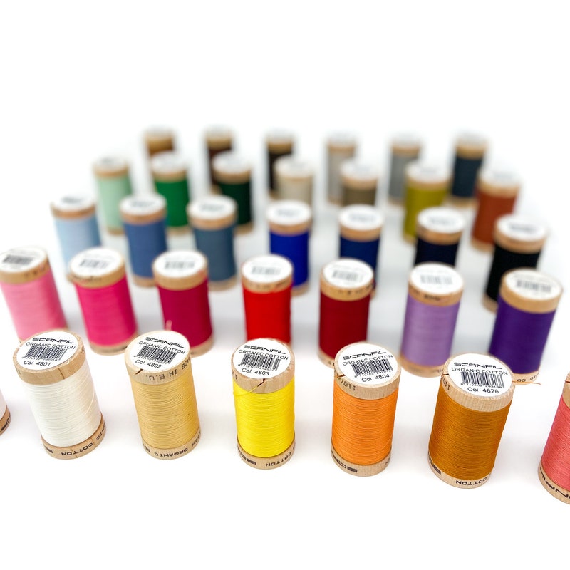 Scanfil Thread Scanfil Natural Cotton Thread - Etsy New Zealand