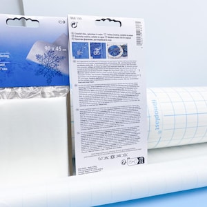 Interfodera creativa idrosolubile PRYM e carta di supporto strappabile SULKY Filmoplast per cucito, ricamo, riparazioni e progetti fai da te
