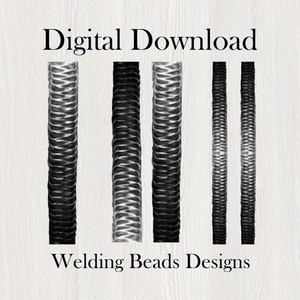 Welding Beads Printable Design for Sublimation Waterslides
