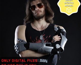 Johnny Silverhand Cosplay - STL Files for 3D Print