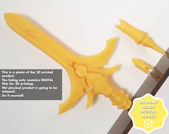 Kitain Cross Spear - STL Files for 3D Print