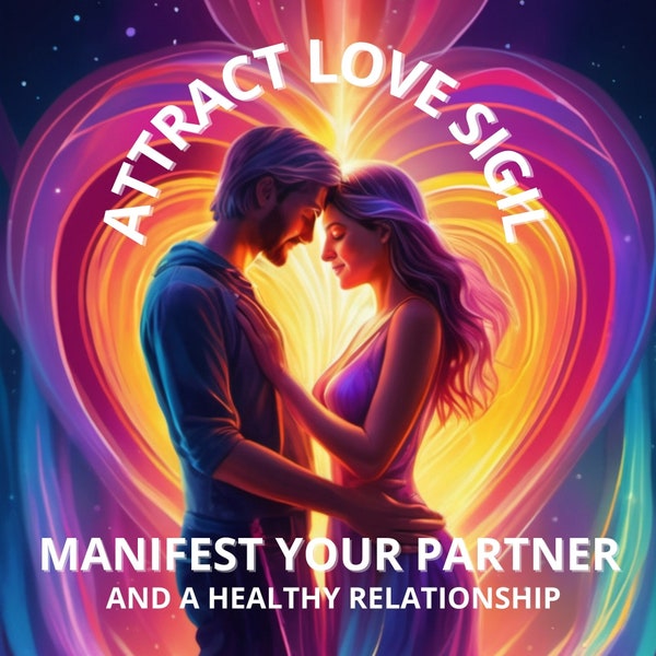 Manifest love sigil, attract your soulmate and life partner, relationship, law of attraction instant manifestation, powerful energy spell