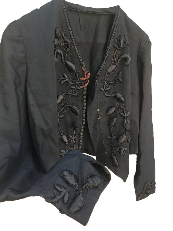 Victorian Embroidered Jacket - image 3