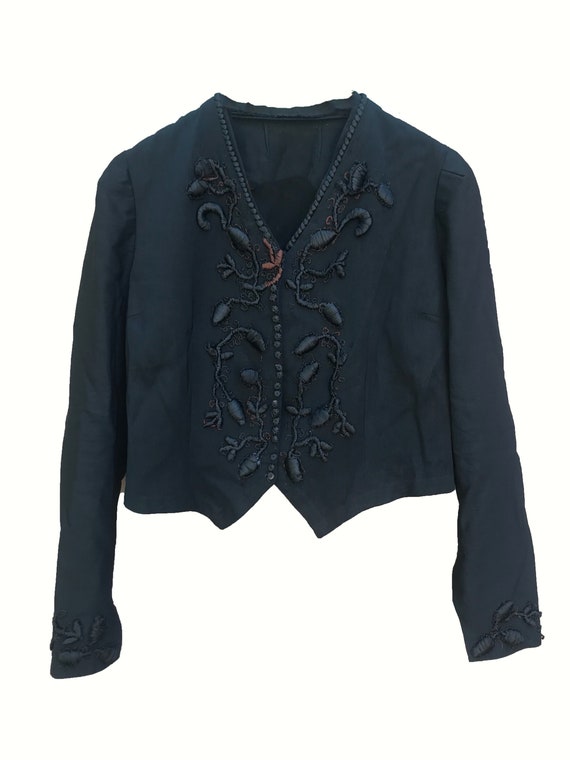Victorian Embroidered Jacket - image 1