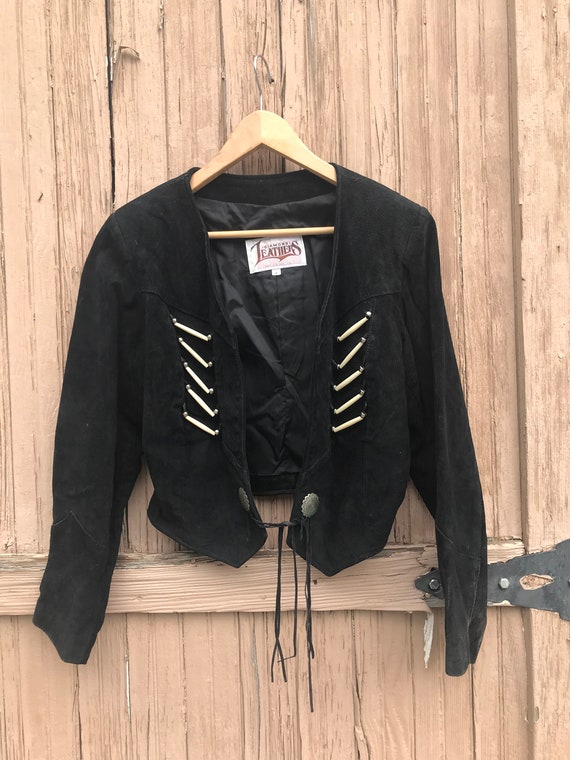 1980s Western Suede Jacket
