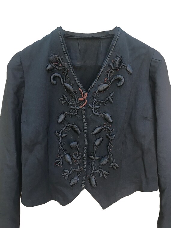 Victorian Embroidered Jacket - image 2