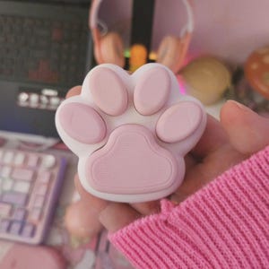 Clicker tactile grosse patte de chaton