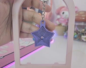 Mehrreihiger Stern Fidget Schlüsselanhänger