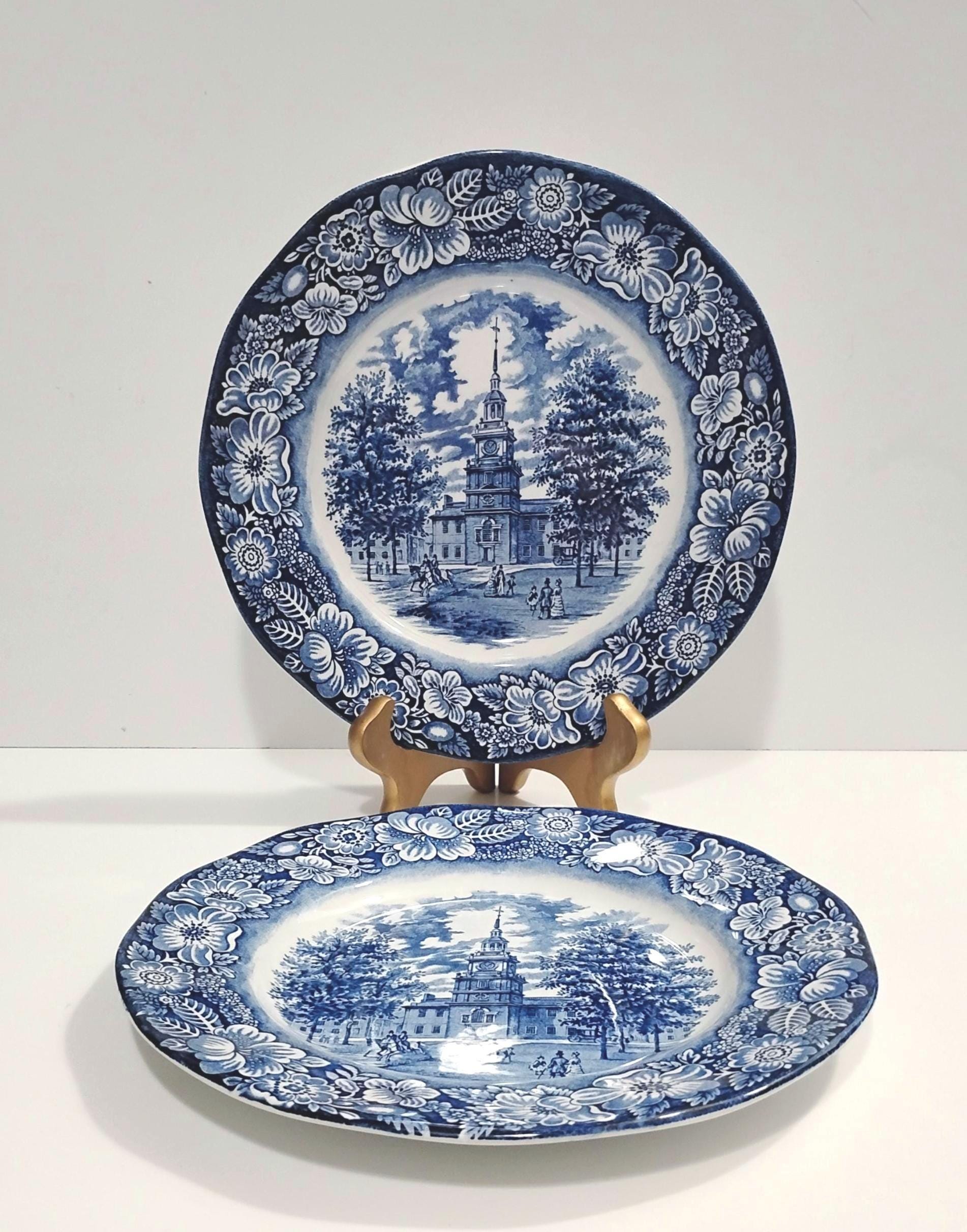 Liberty Blue Plates - Etsy