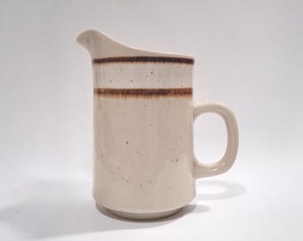 Vintage Rainbow Stoneware Capri Speckled Creamer