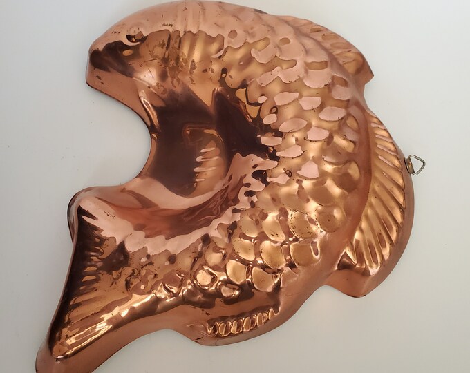 Vintage Copper Fish Jello Mold, Wall Hanging Decor Etsy