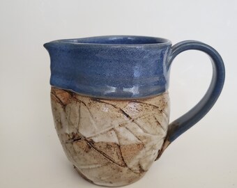 Signed Mellblom Studio Art Pottery Glazed Creamer Small Pitcher