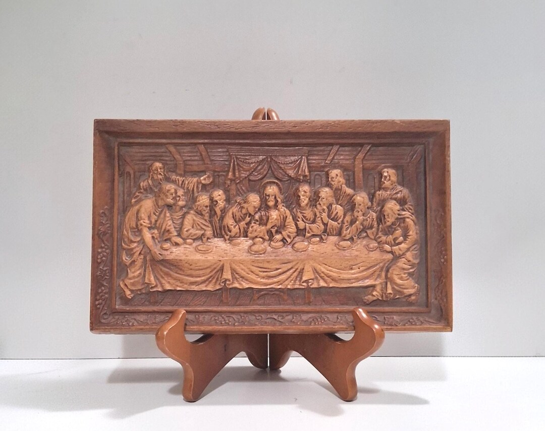Vintage the Last Supper Jesus Christion Religious Wall Hanging Art - Etsy