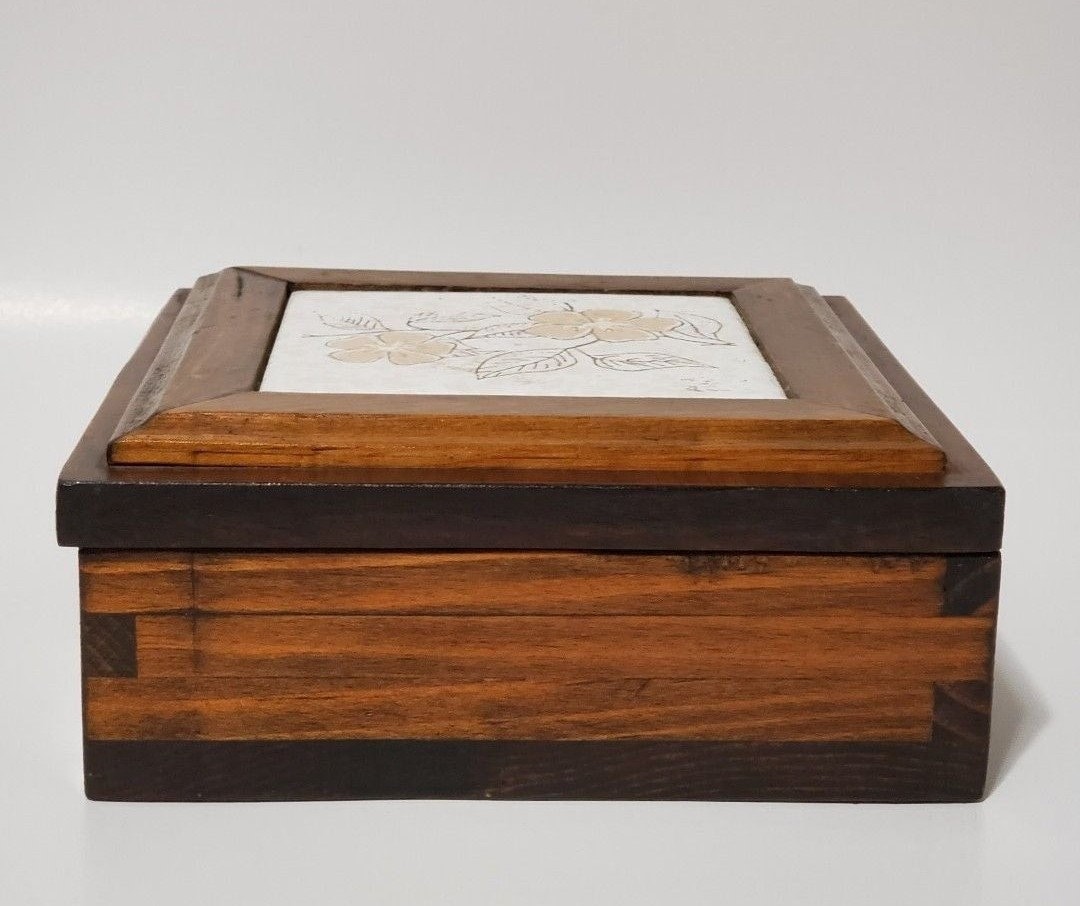 Handmade Custom Designed Box With Velvet Lining by 50Splinters Woodworks