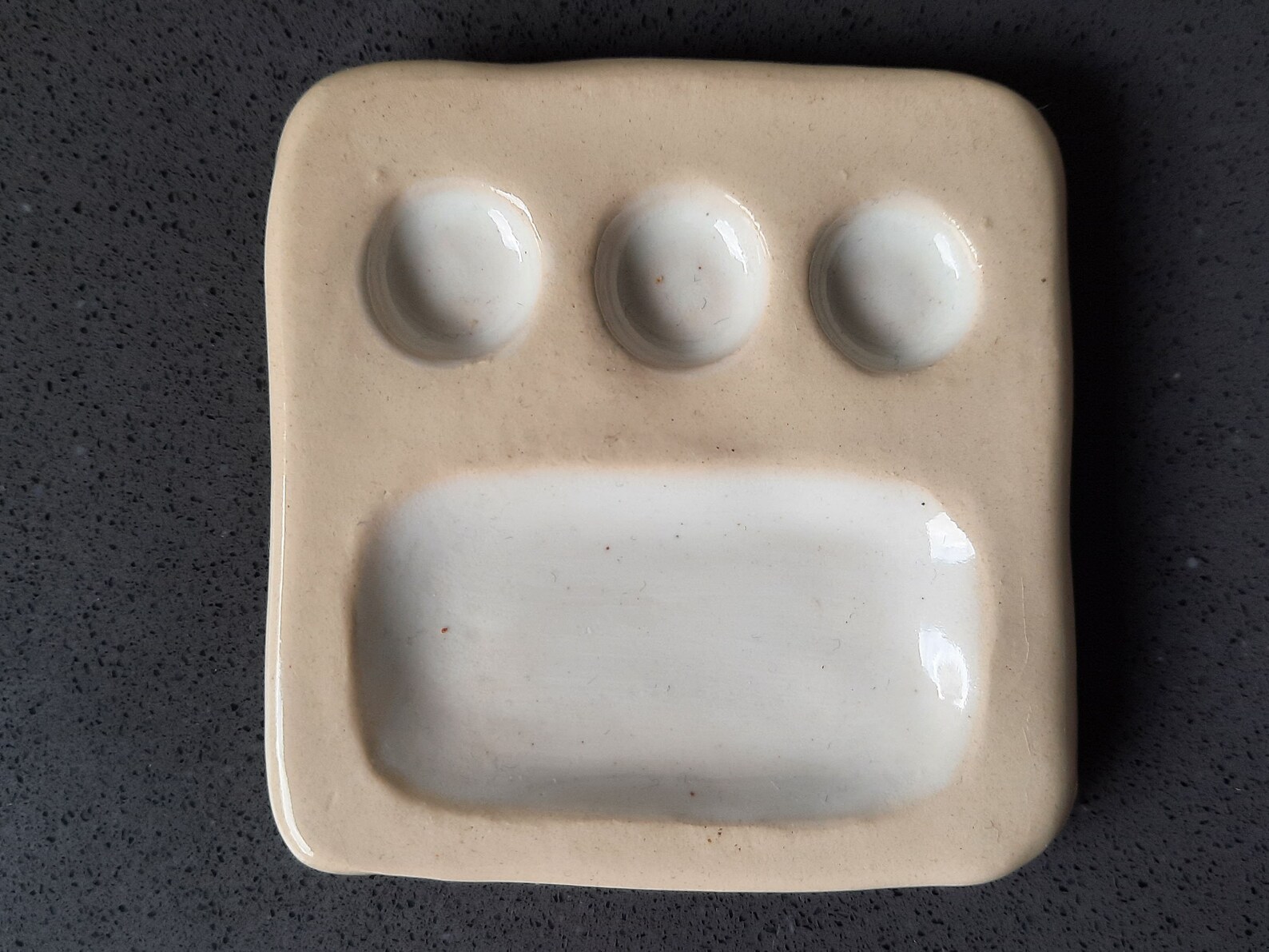 Handmade ceramic paint palette artist palette paint dish Etsy