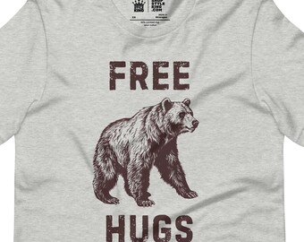 Free Hugs Camping Camper Lover Bear Animal Lover Gift Shirt Free Hugs Camping Camper Lover Bear Animal Lover Gift Shirt