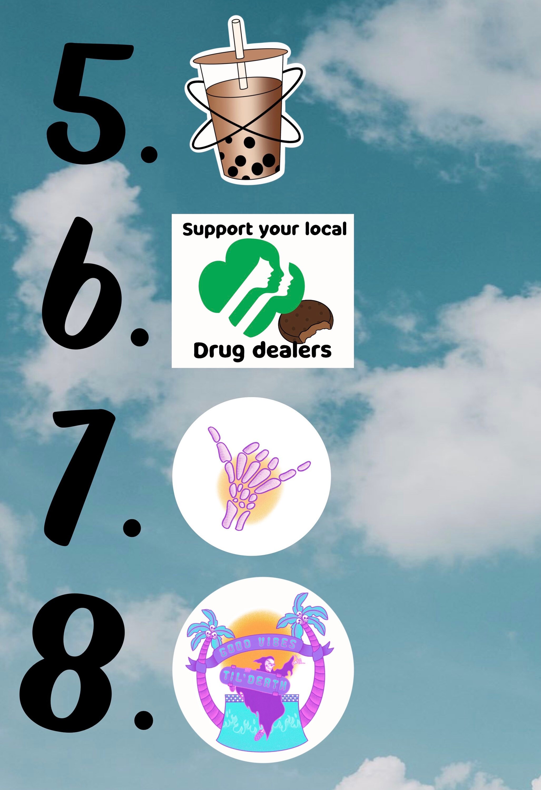Create your own sticker pack pack of 4 stickers of your own etsy