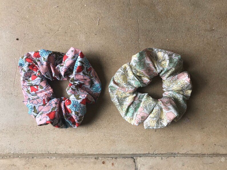 Large Liberty Scrunchie. Poppy and Daisy Scrunchie. Liberty of London ...