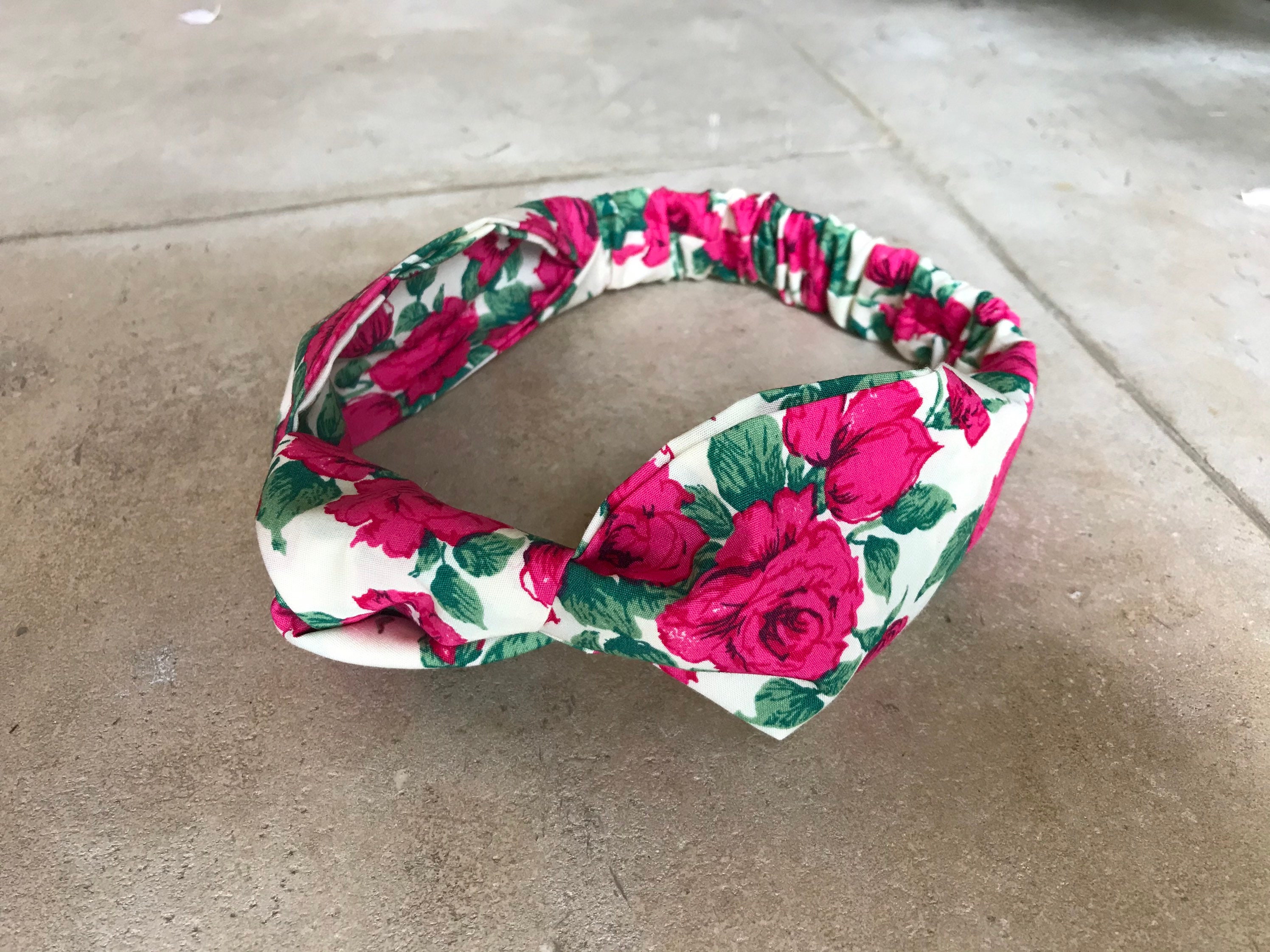 Liberty of London Headband. Liberty Carline Rose Elasticated  display picture 1