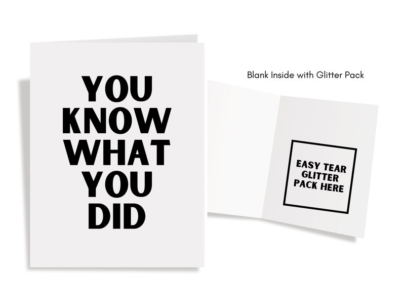 Surprise Glitter Bomb Card Colorful Sparkles for a Fun and Unexpected Gift Etsy