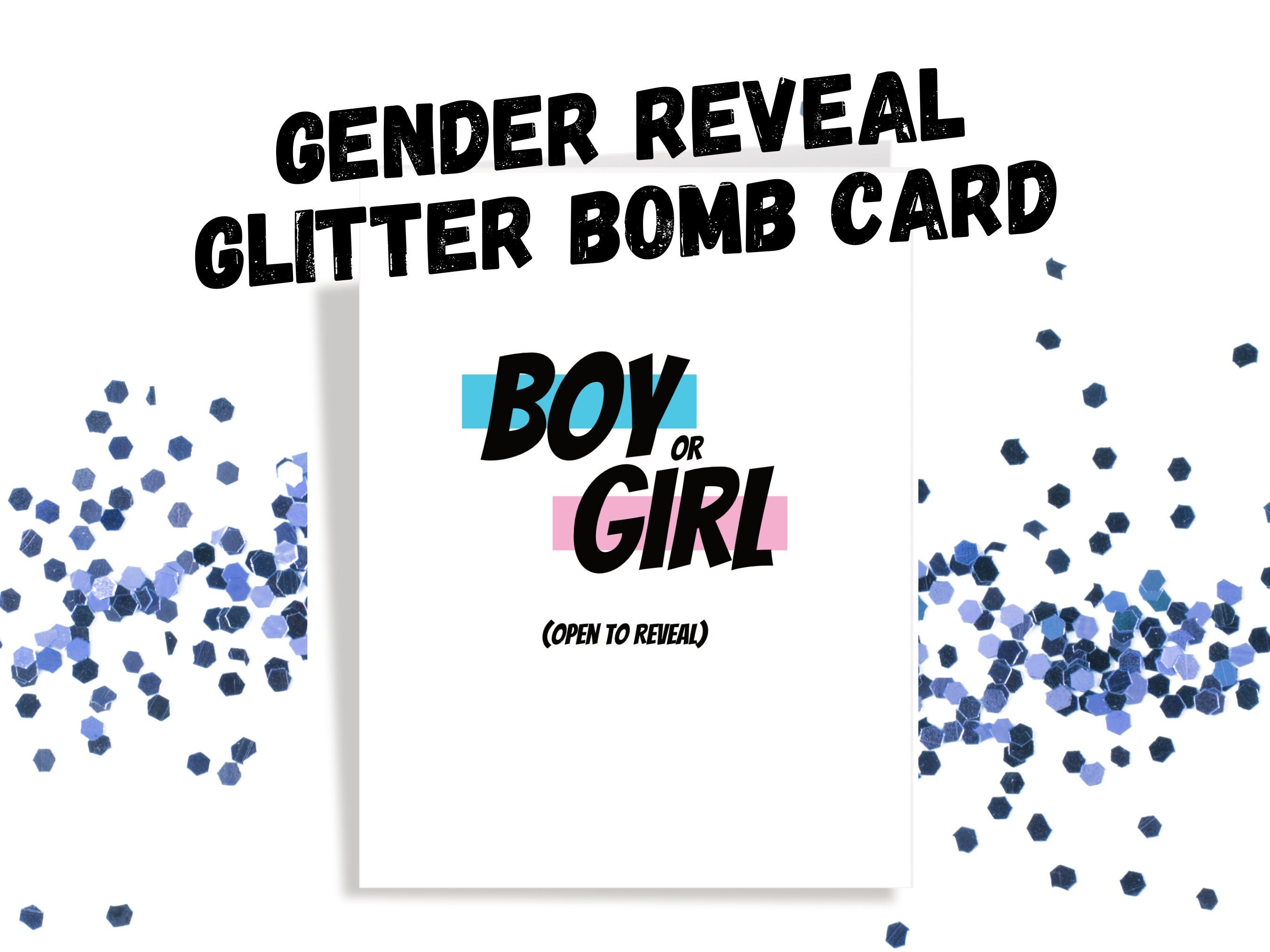 Glitter Bomb Card for Any Occasion Gift for Her Co-worker Gift Prank Glitter  Bomb Card 