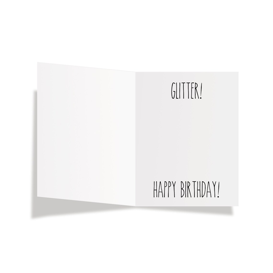 Prank Glitter Bomb Card Fun Birthday Card Funny Card Etsy