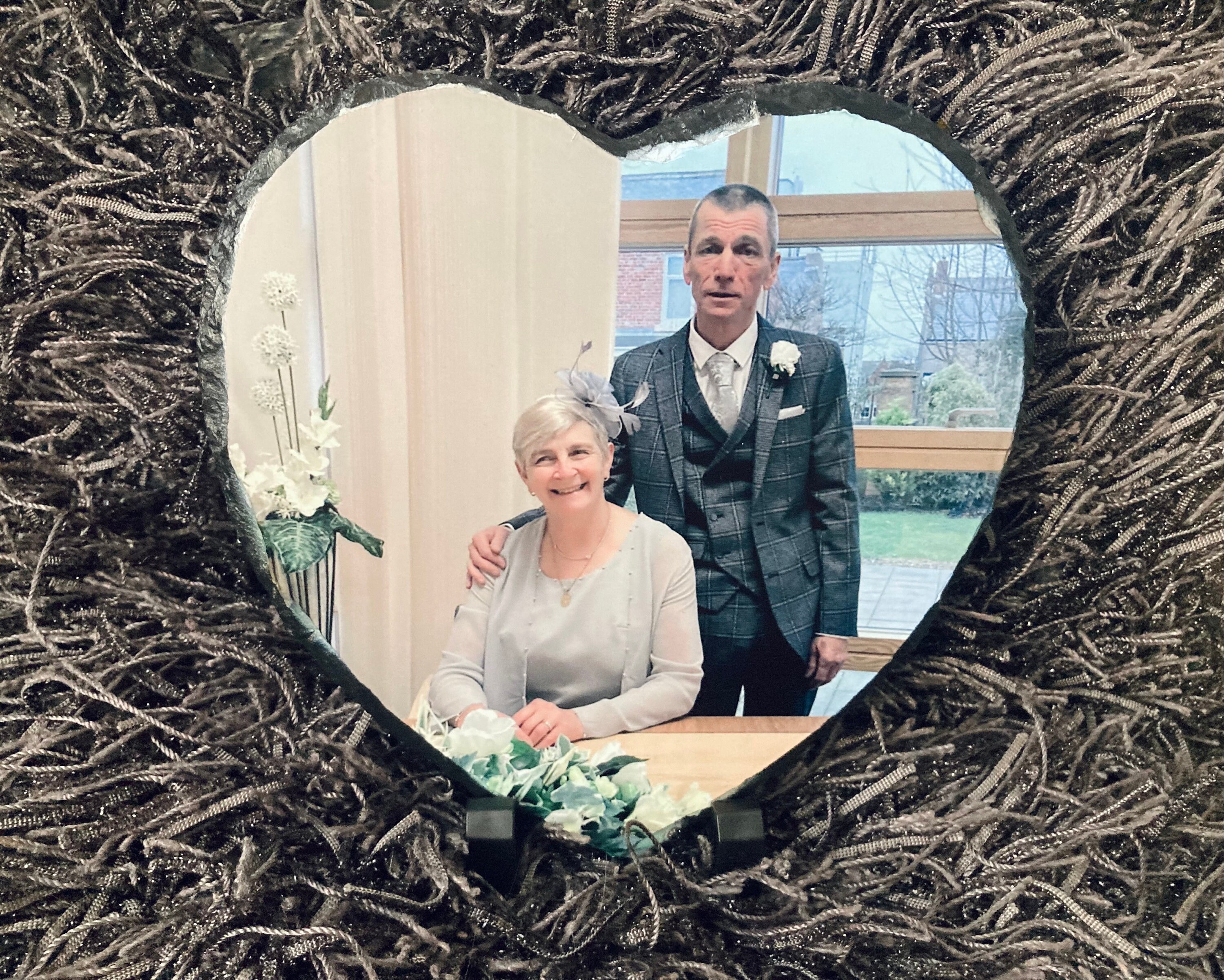 Personalised photo heart slate, loved ones gift, memory, birthday, Valentine’s Day,  2 sizes available , mother's day, fathers day