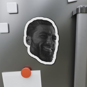 Giga Chad Meme Decal Sticker Chad Thundercock Meme Sticker Meme