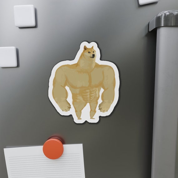 Giga Chad Meme Decal Sticker Chad Thundercock Meme Sticker Meme Gifts 