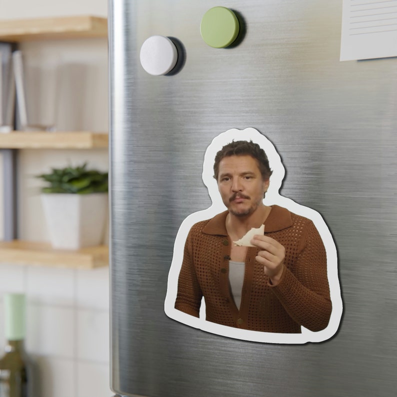Pedro Pascal Eating Sandwich Toast Tiktok Meme Funny Etsy