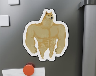 Swole Doge Meme Magnet