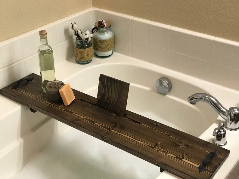 Bath Tub Tray With Media Stand