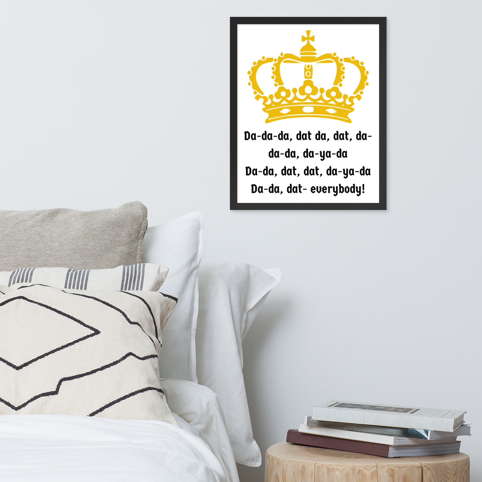 Hamilton Inspired You'll Be Back Lyrics Framed Poster - Etsy