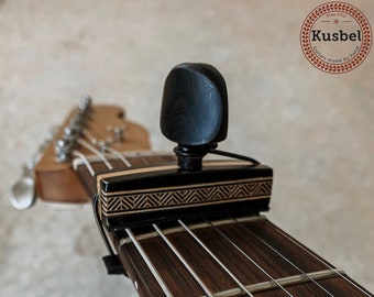 Electric Guitar Wooden Capo / Cejilla - Gift for Guitarist