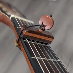 Classical / Flamenco Guitar Wooden Capo / Cejilla Gift for Guitarist image 1