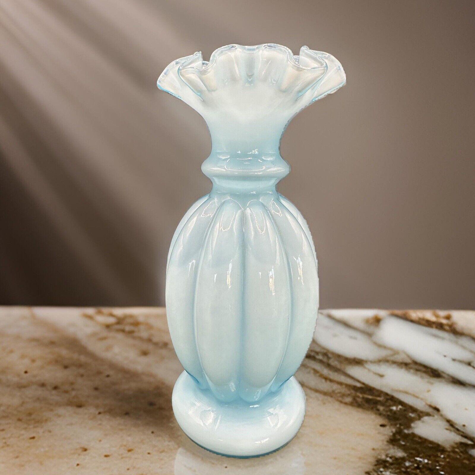 Blue Fenton Vase - Etsy