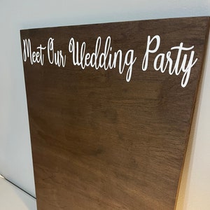 Meet the Bridal Party, Wedding Seating Chart, Find Your Seat, Please Be Seated, Blank Seating Chart, Wedding, Shower, Our Favorite People