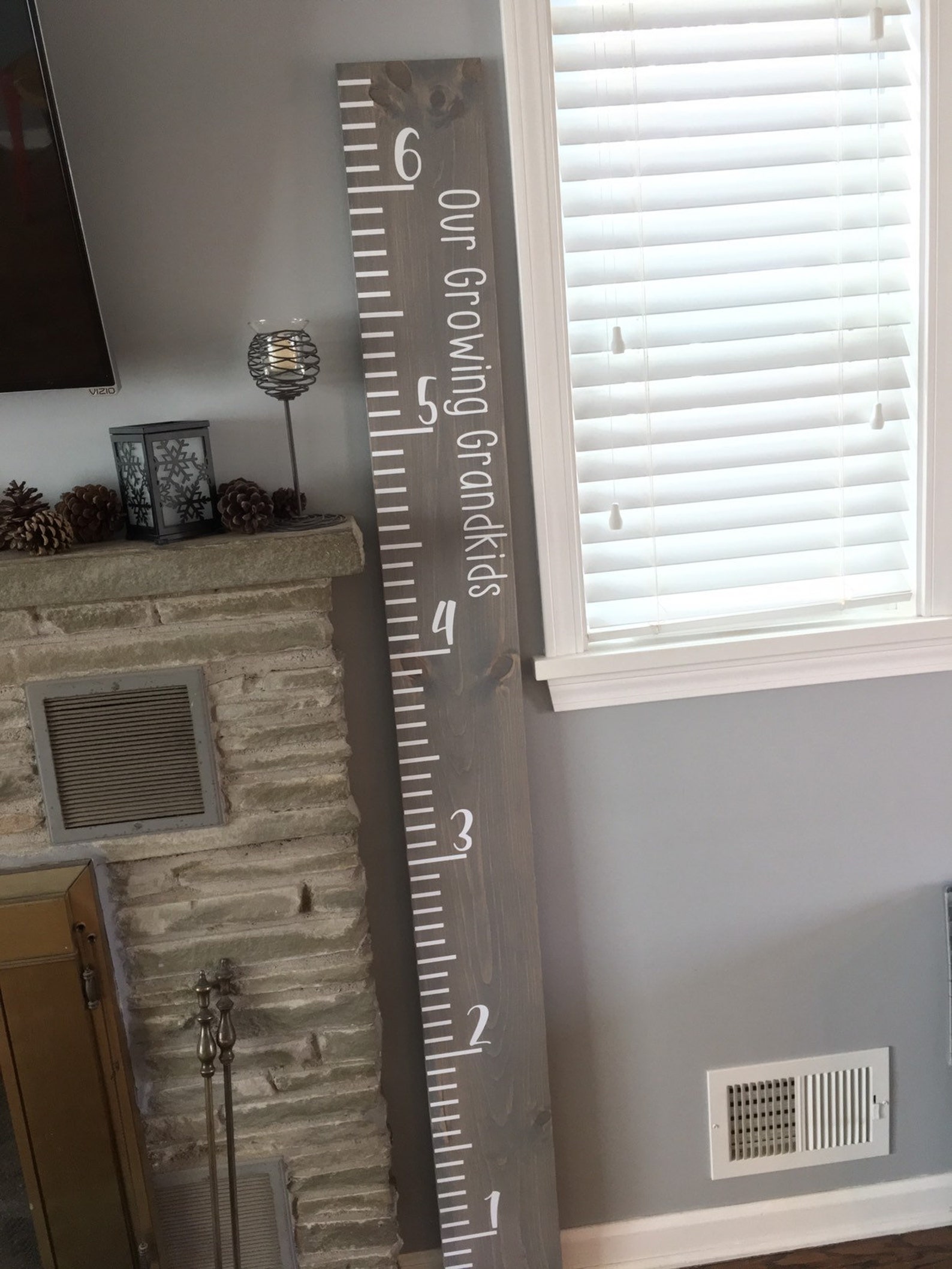 Growth Chart Ruler WIDE Giant Measuring Stick Growth Ruler | Etsy