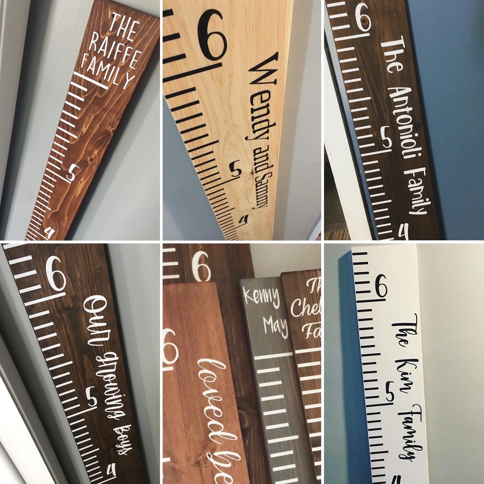 Growth Chart Ruler, WIDE, Giant Measuring Stick, Growth Ruler, Family ...