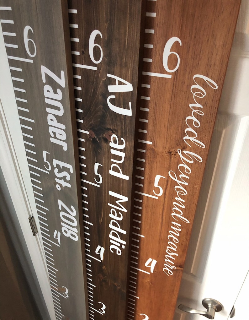 Growth Chart Ruler WIDE Giant Measuring Stick Growth Ruler | Etsy
