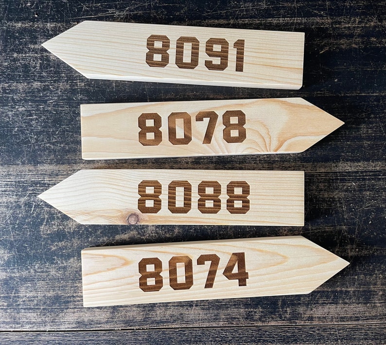 Laser Engraved Directional Arrows, Custom Travel Sign, Tiki Bar Decor, Personalized Wood Signs, Location, Man Cave, Beach, Nursery image 4