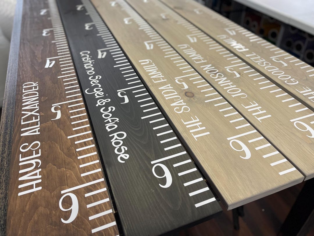 Growth Chart Ruler, WIDE, Giant Measuring Stick, Growth Ruler, Family ...
