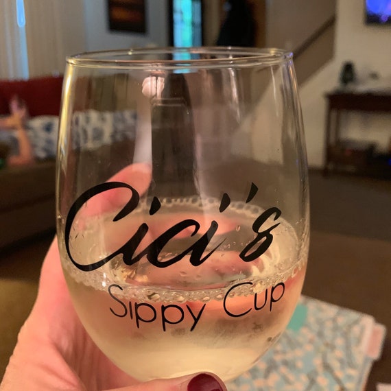 Sippy Cup Wine Glass