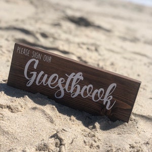 Guestbook, Please Sign Our Guestbook, Guest Book Alternative, Rustic Wedding Sign, Display Table, Wedding Signs, Wooden Signs, Sign, Wood