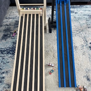 4' Kids Race Car Track + Adjustable Height Stand, 48