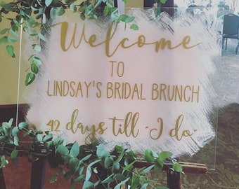 Custom DECAL for DIY Signage, Permanent Vinyl, Wedding, Bridal, Retirement, Birthday, Party, Welcome, Special Event Decor, Make Your Own