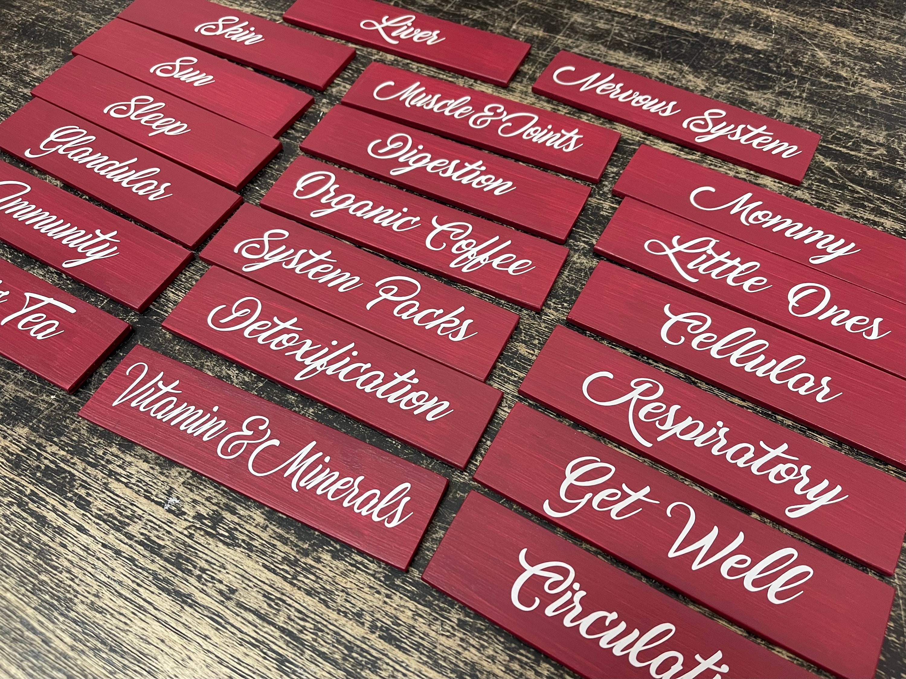 Product Tag, 6-12 Inch Custom Shelf Sign, Business Signage, Shelf ...