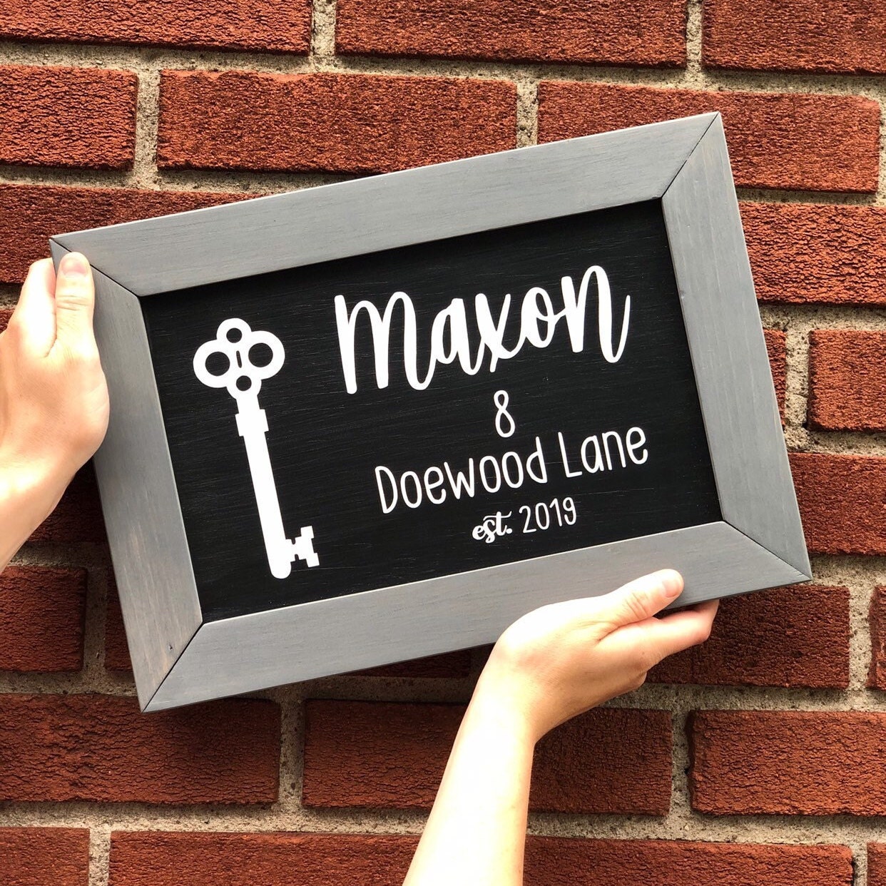 Custom Frame Sign, Personalized Frame, 8x12, 10x14, 12x16, Custom Quote ...